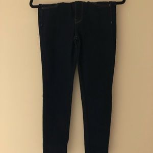 Dark blue jeans, once worn, 5'1-5'4 height! 🔥